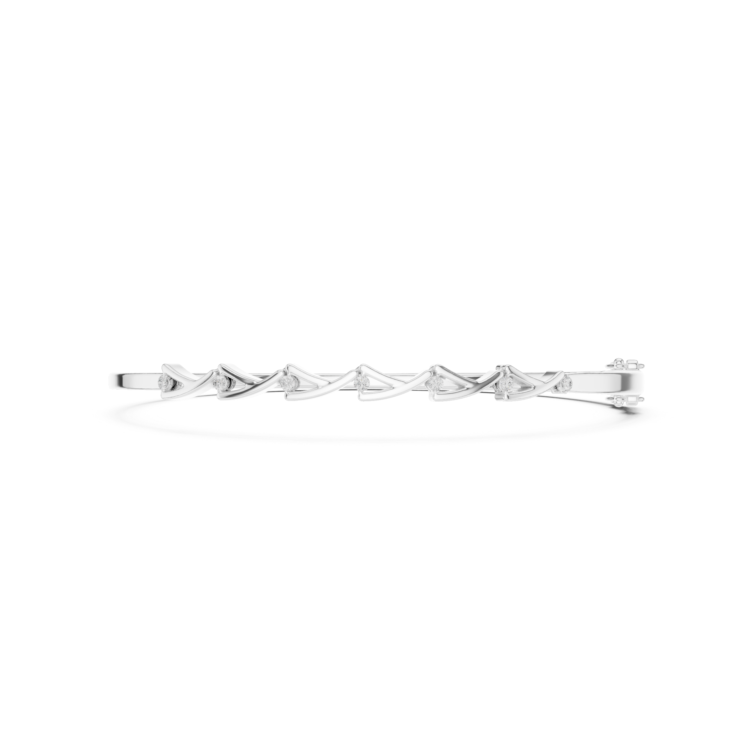 Round 0.09 Carat Lab Grown Diamond Bracelet