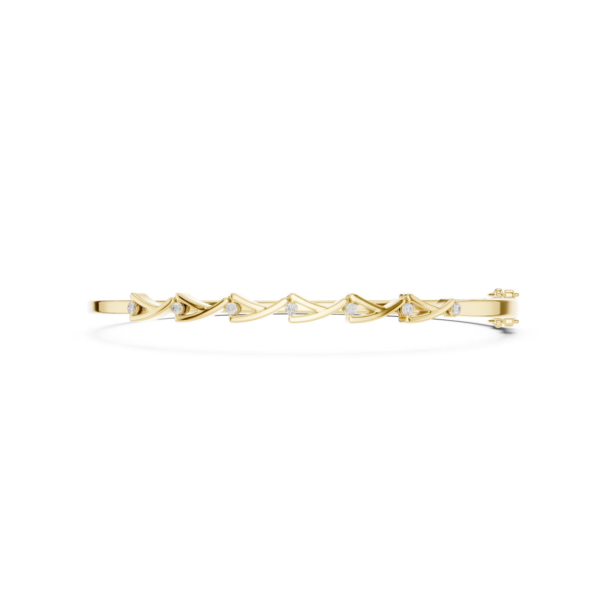 Infinity Twist Lab Grown Diamond Bracelet