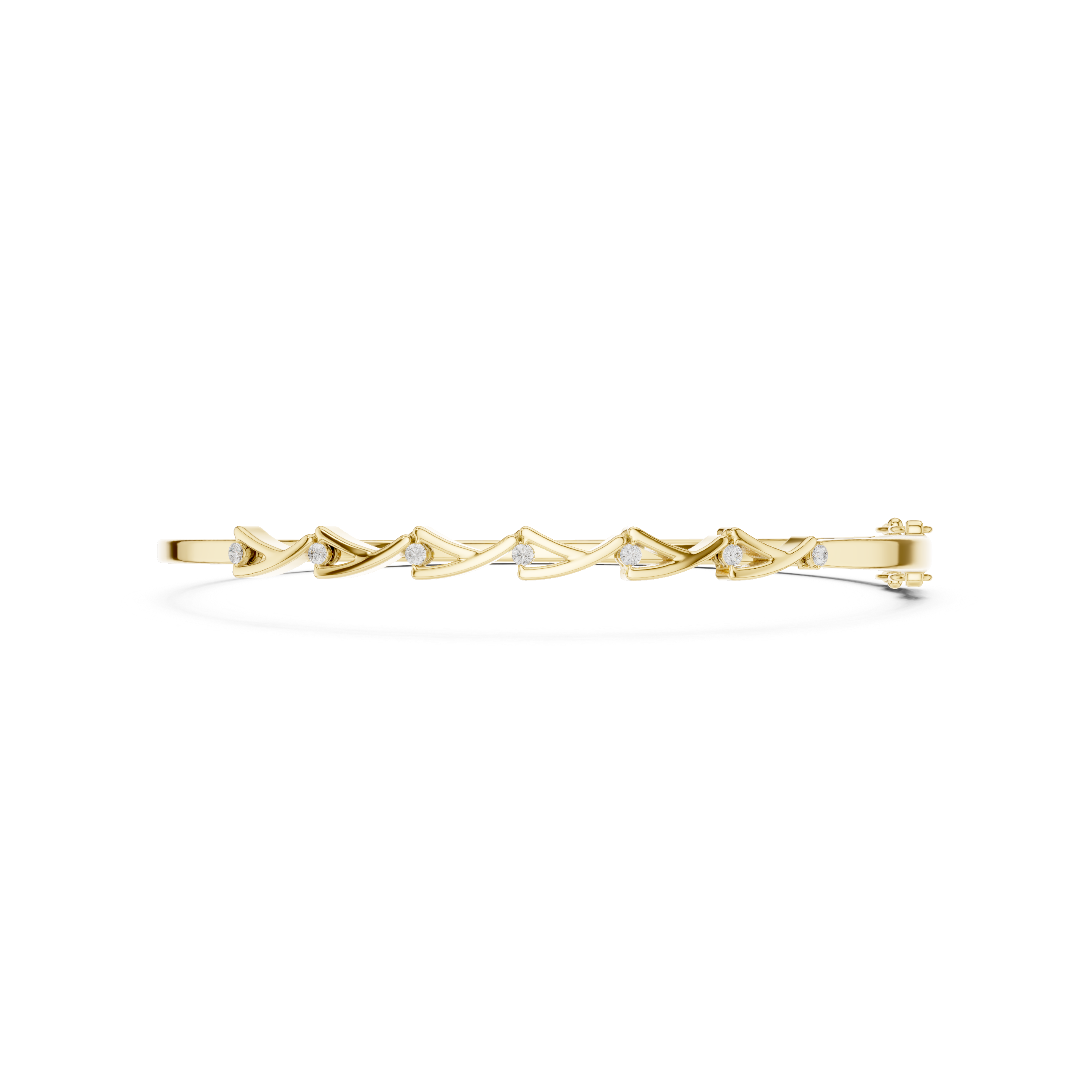 Round 0.09 Carat Lab Grown Diamond Bracelet
