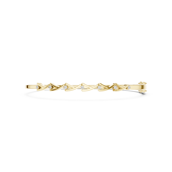 Round 0.09 Carat Lab Grown Diamond Bracelet