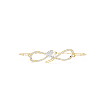 Round Pear 0.55 Carat Lab Grown Diamond Bracelet
