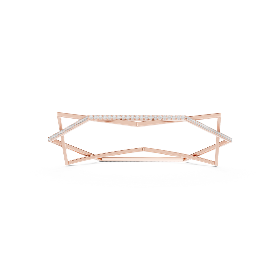 Geometric 1.07 Carat Lab Grown Diamond Bracelet