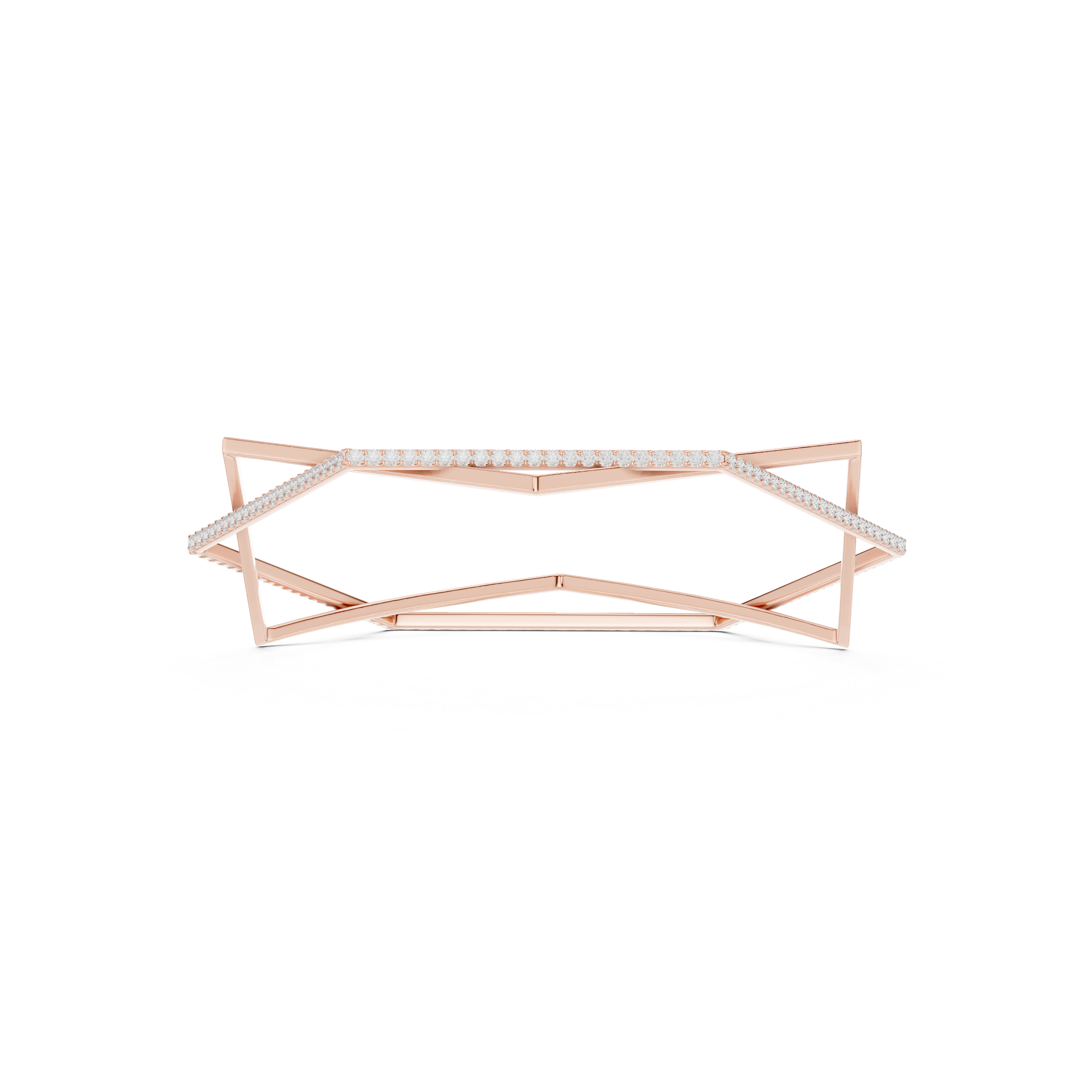 Geometric 1.07 Carat Lab Grown Diamond Bracelet