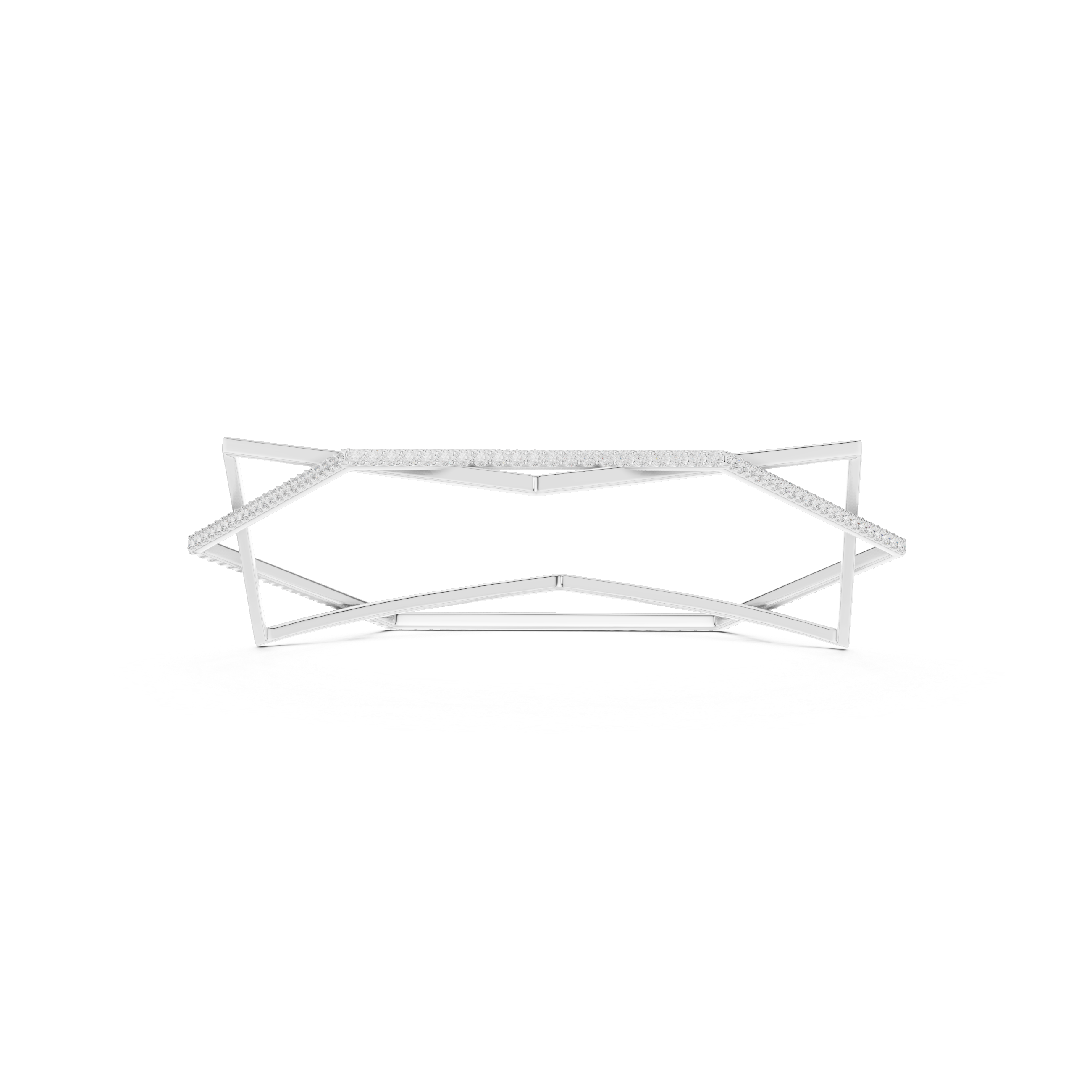 Geometric 1.07 Carat Lab Grown Diamond Bracelet
