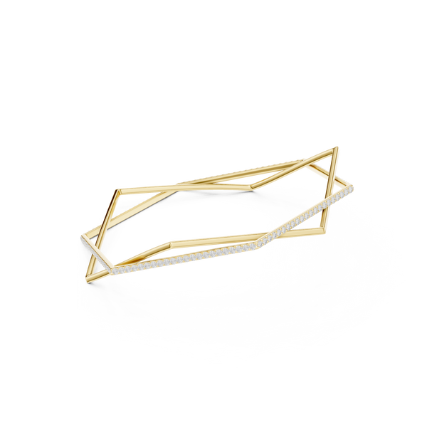 Geometric 1.07 Carat Lab Grown Diamond Bracelet