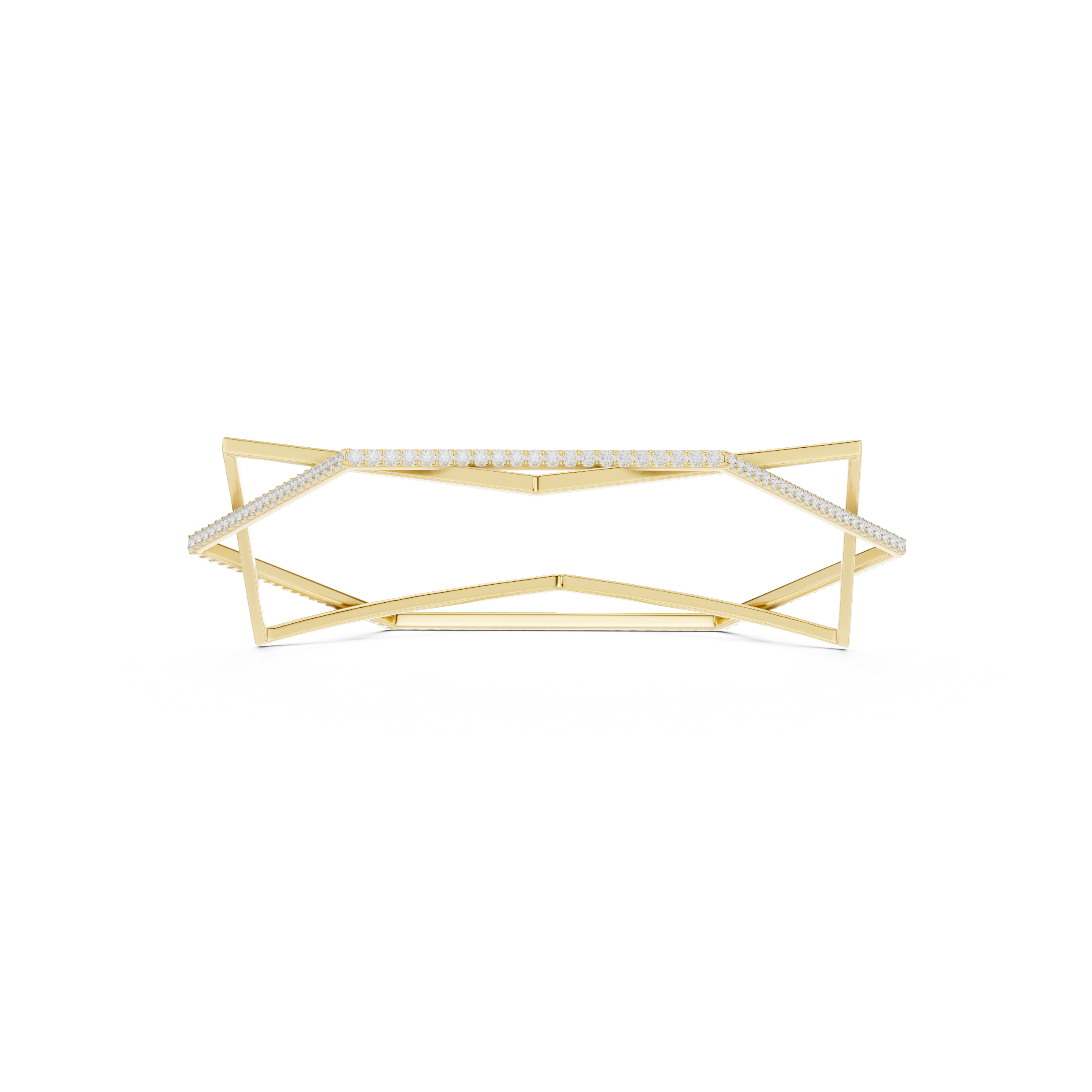Geometric 1.07 Carat Lab Grown Diamond Bracelet