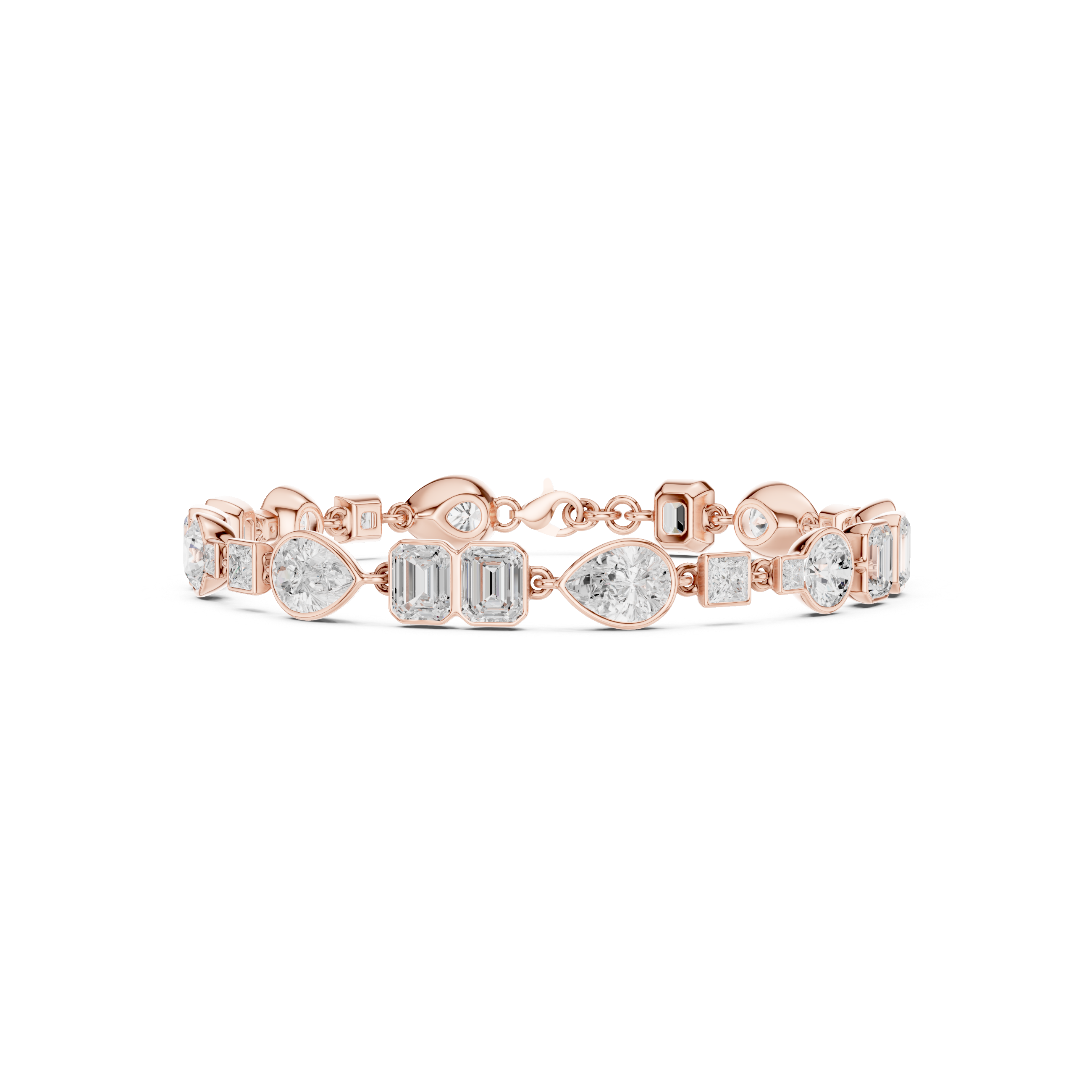 Round 9.03 Carat Lab Grown Diamond Bracelet