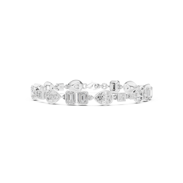 Round 9.03 Carat Lab Grown Diamond Bracelet