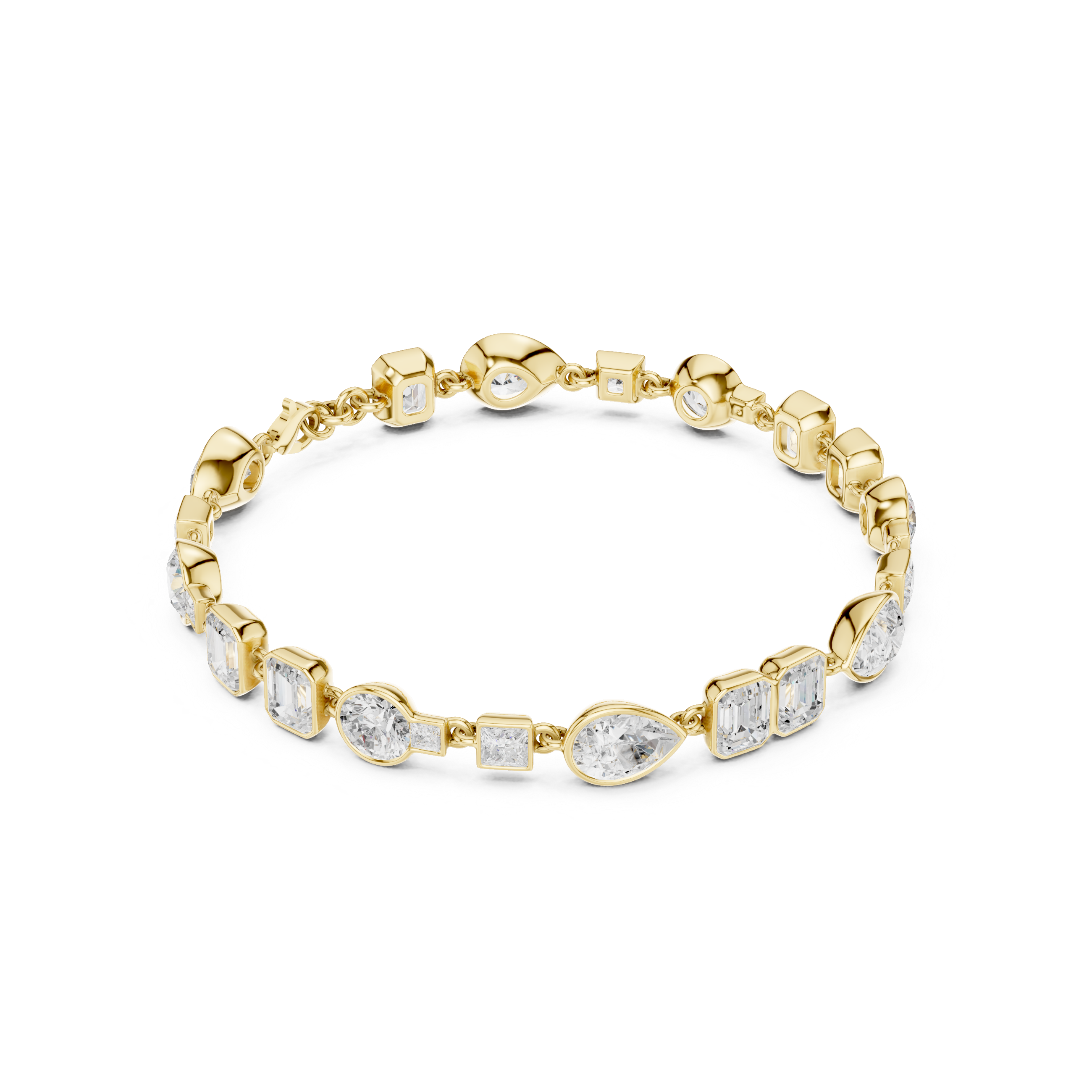 Round 9.03 Carat Lab Grown Diamond Bracelet