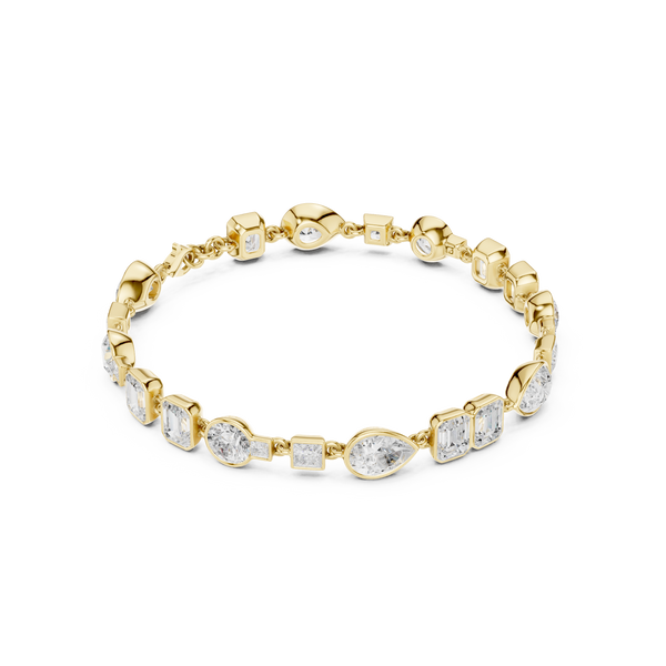 Round 9.03 Carat Lab Grown Diamond Bracelet