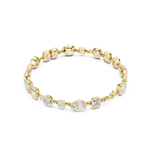 Round 9.03 Carat Lab Grown Diamond Bracelet