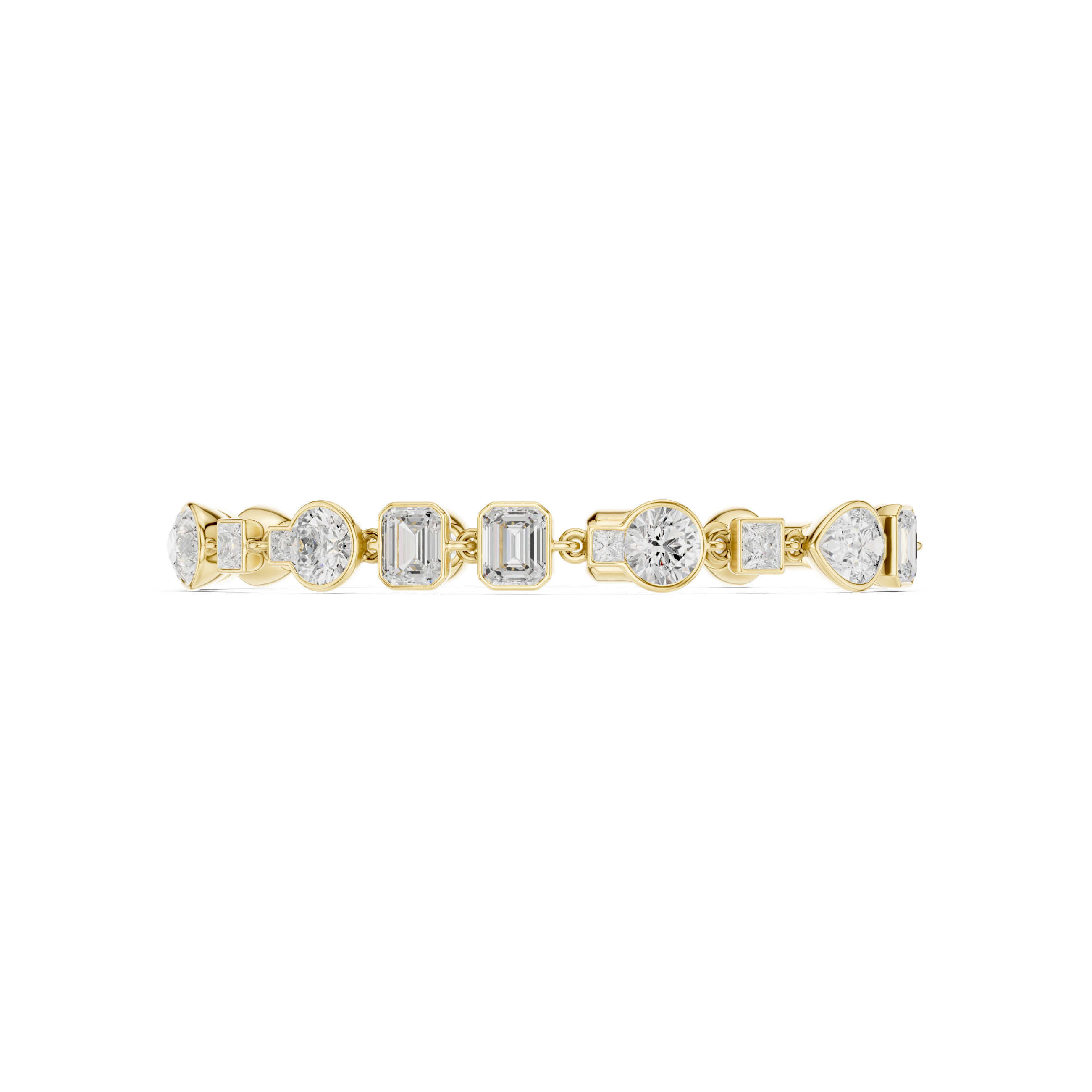 Round 9.03 Carat Lab Grown Diamond Bracelet