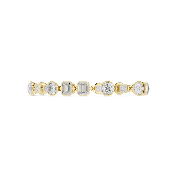 Round 9.03 Carat Lab Grown Diamond Bracelet
