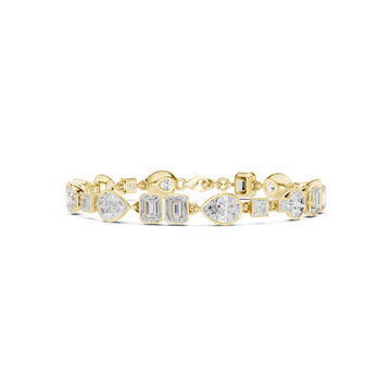 Round 9.03 Carat Lab Grown Diamond Bracelet