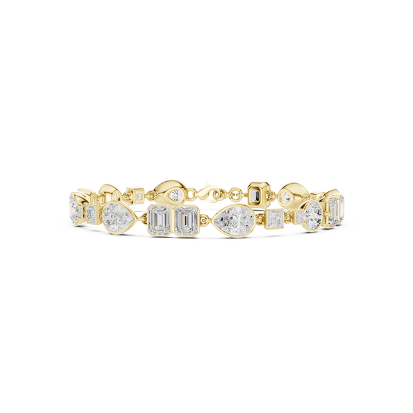 Round 9.03 Carat Lab Grown Diamond Bracelet