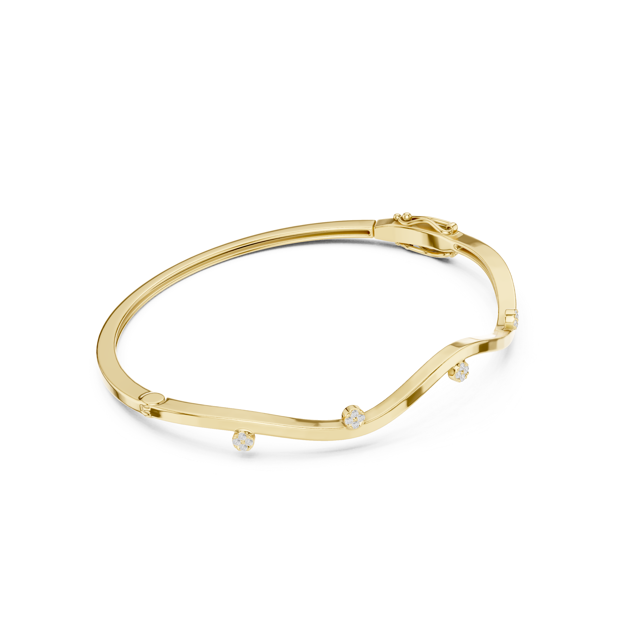 Round 0.10 Carat Lab Grown Diamond Bracelet