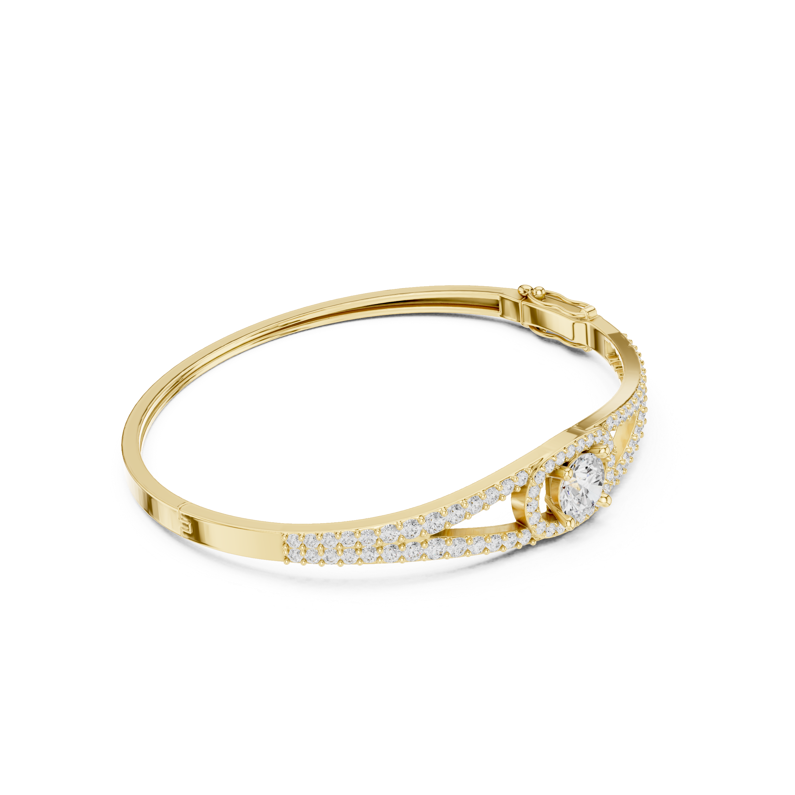 Round 3.02 Carat Lab Grown Diamond Bracelet
