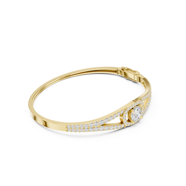 Round 3.02 Carat Lab Grown Diamond Bracelet