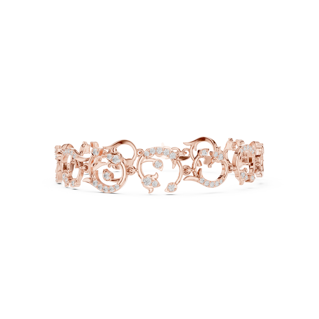 Round 0.54 Carat Lab Grown Diamond Bracelet