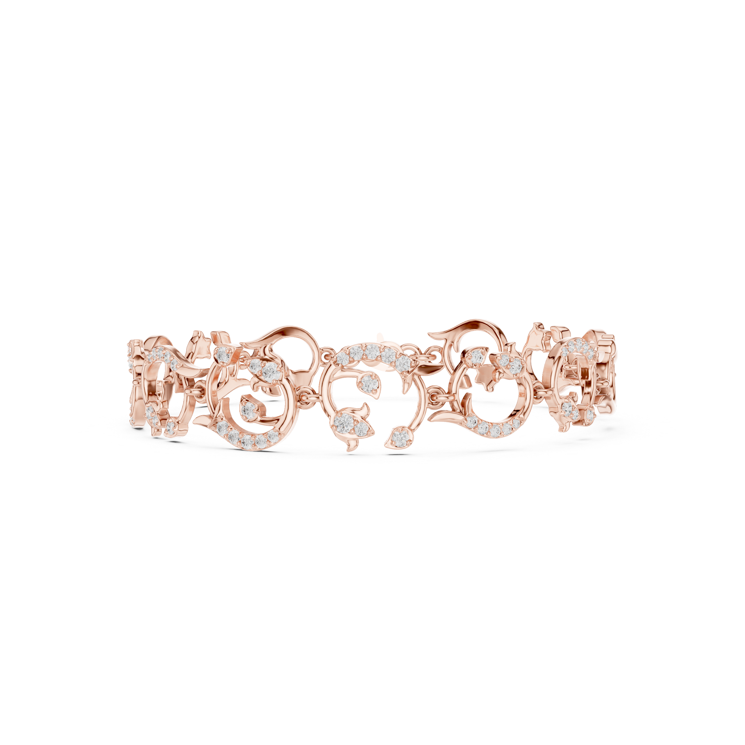 Round 0.54 Carat Lab Grown Diamond Bracelet