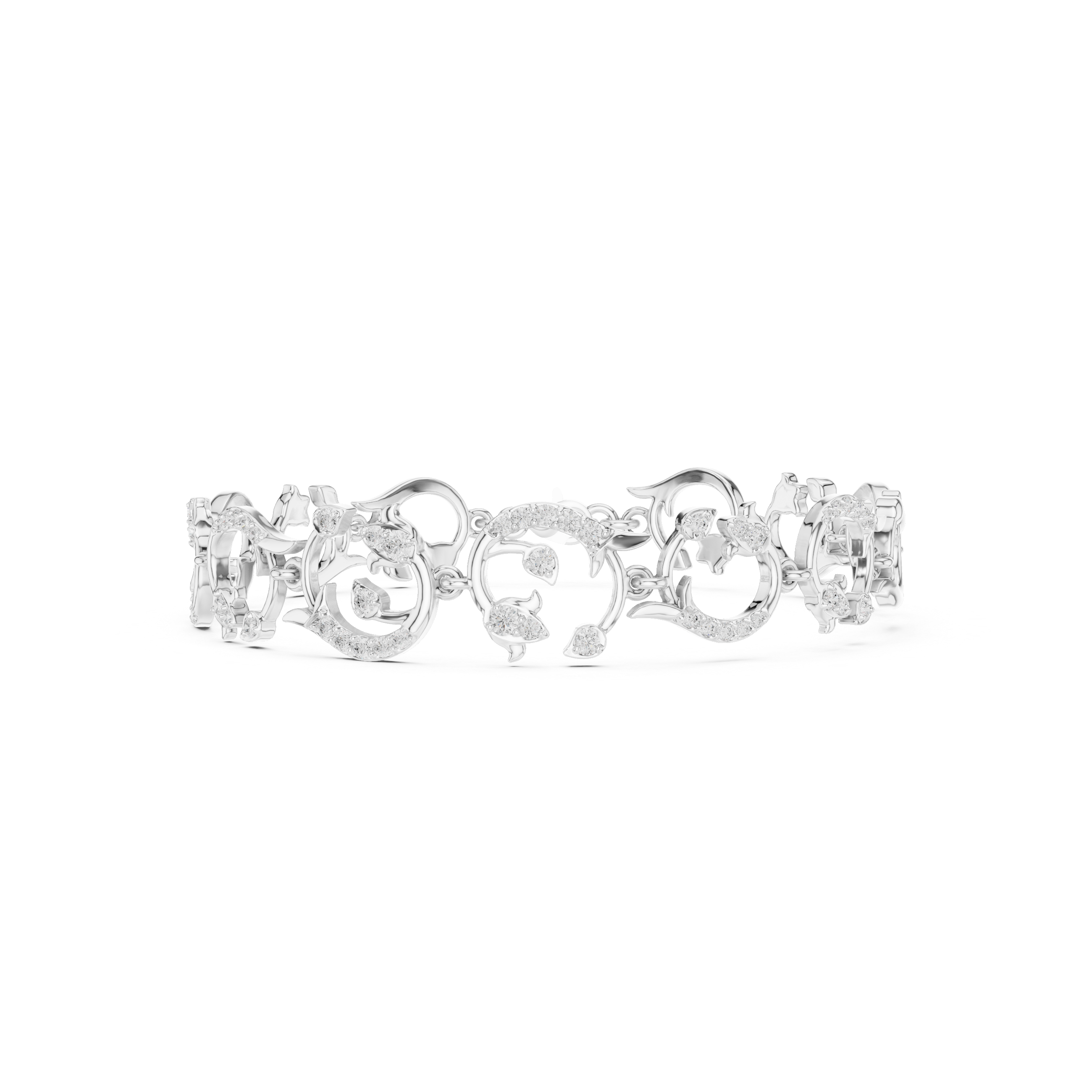 Round 0.54 Carat Lab Grown Diamond Bracelet