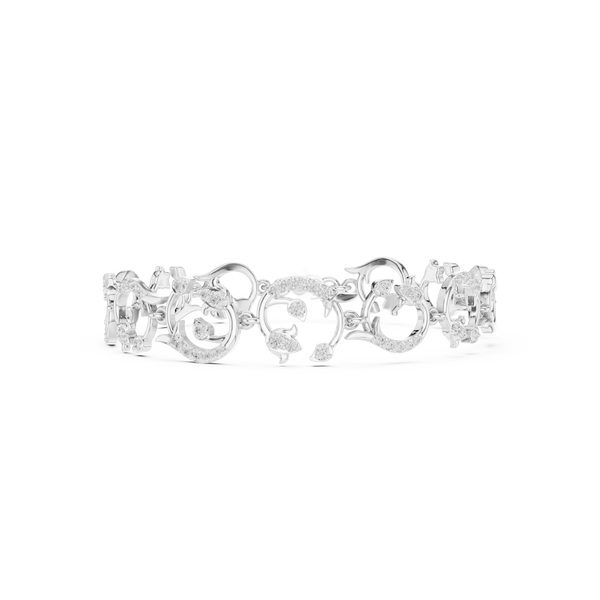 Round 0.54 Carat Lab Grown Diamond Bracelet