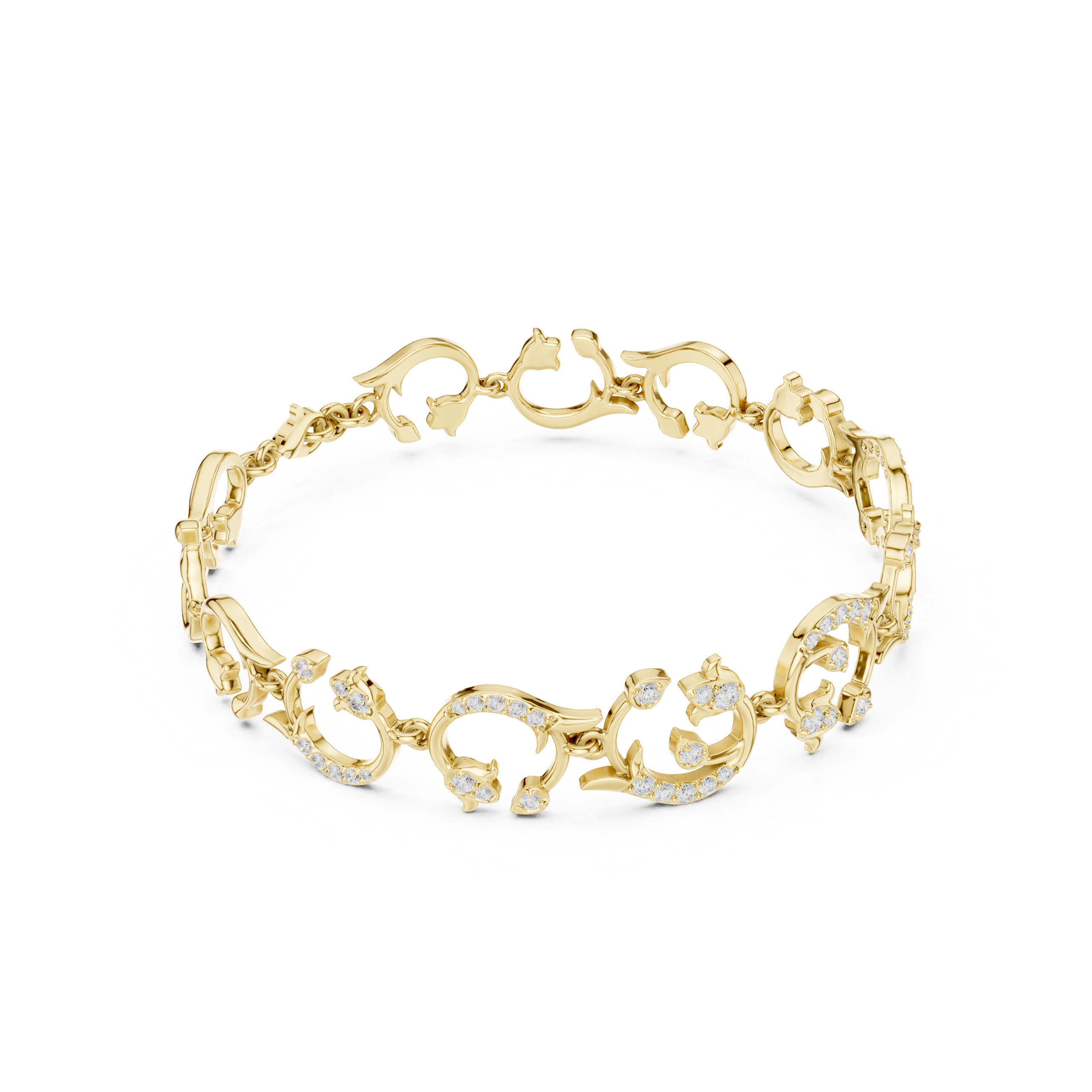 Round 0.54 Carat Lab Grown Diamond Bracelet