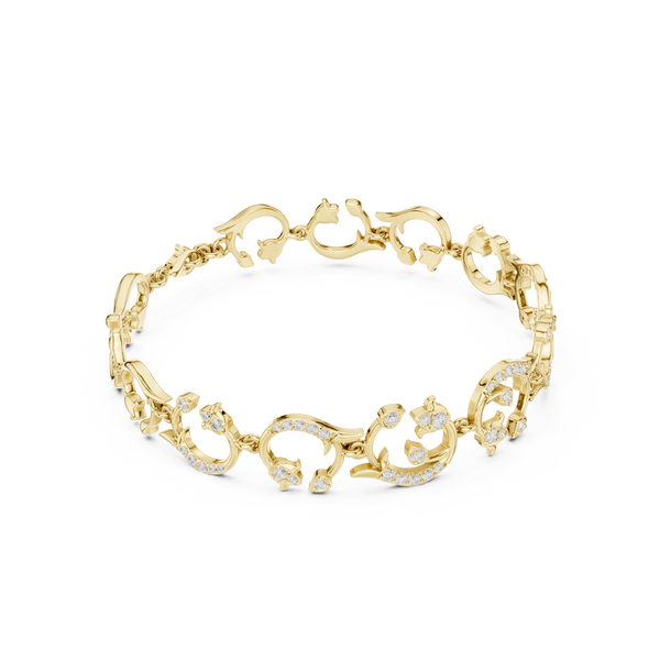 Round 0.54 Carat Lab Grown Diamond Bracelet