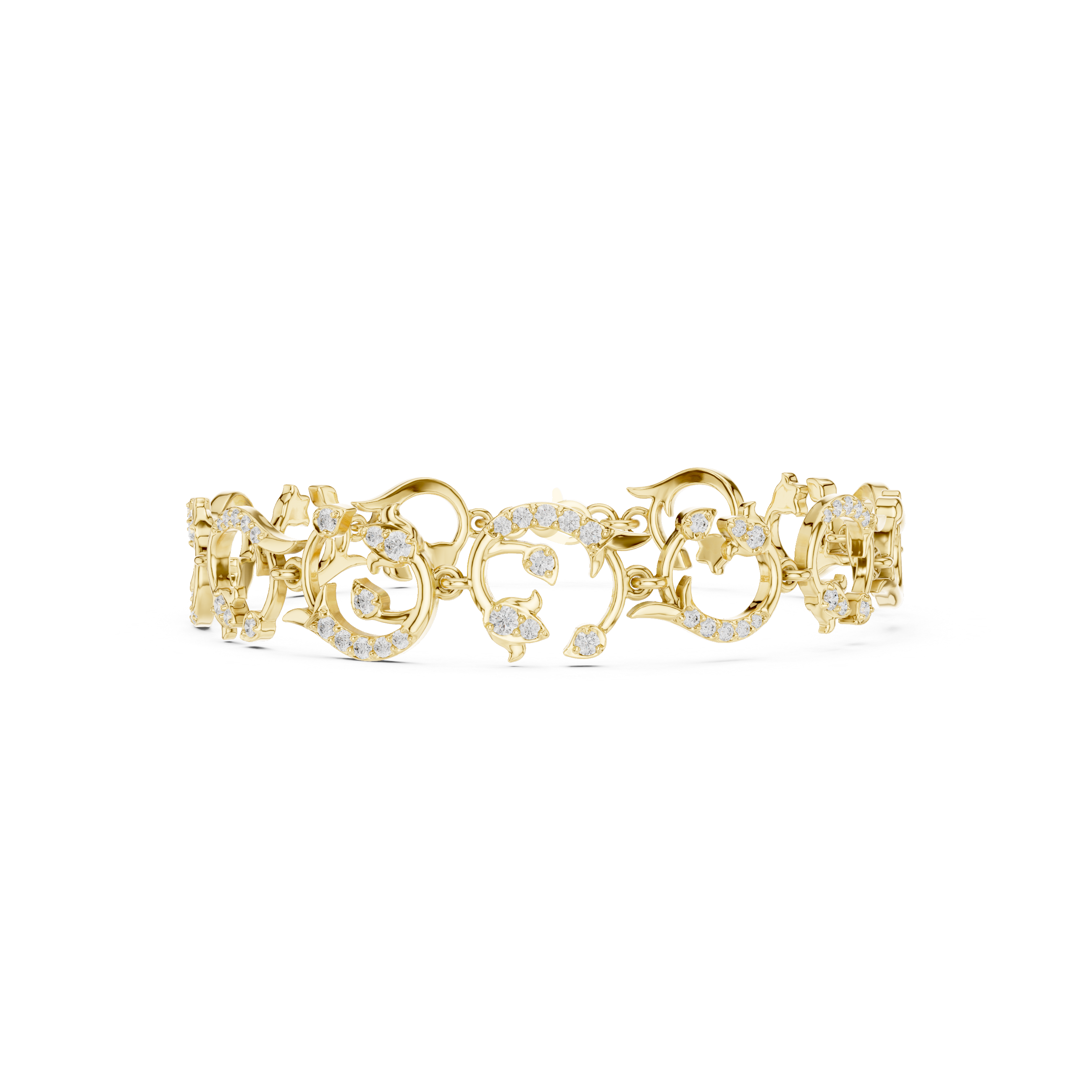 Round 0.54 Carat Lab Grown Diamond Bracelet