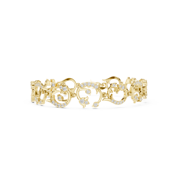 Round 0.54 Carat Lab Grown Diamond Bracelet