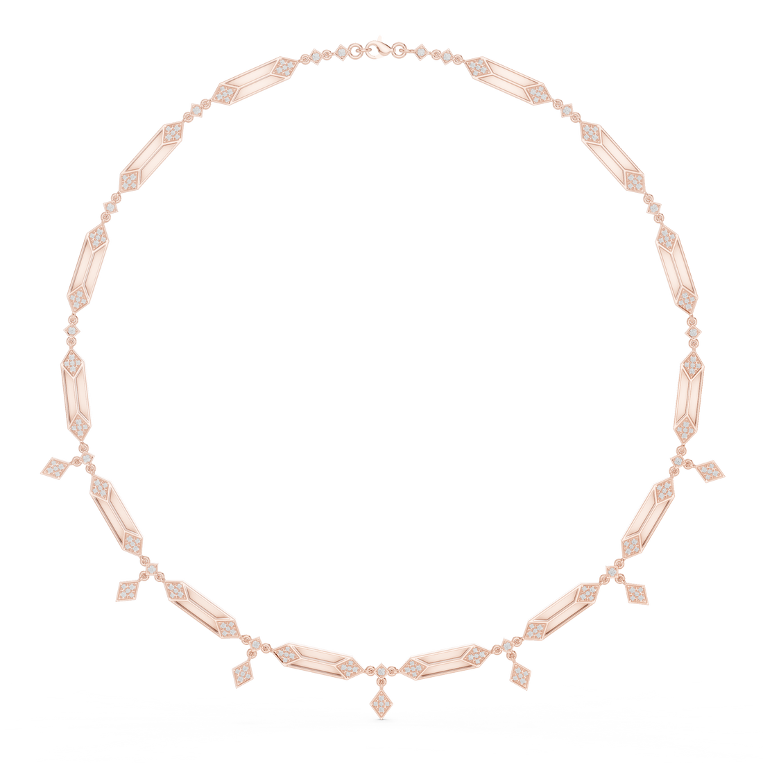 Shimmering Brilliant Diamond Lab Grown Necklace