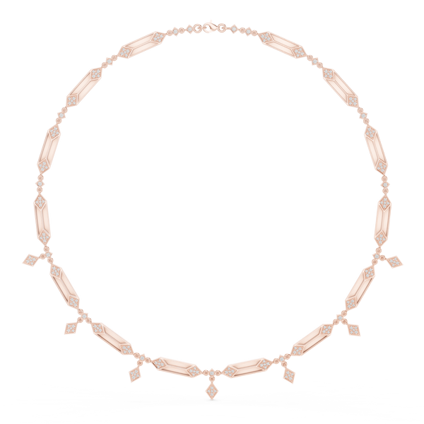 Shimmering Brilliant Diamond Lab Grown Necklace
