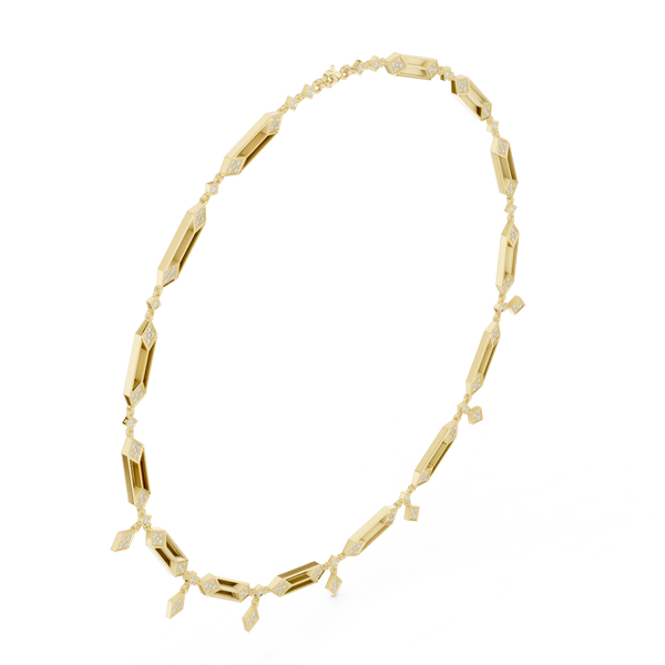 Shimmering Brilliant Diamond Lab Grown Necklace