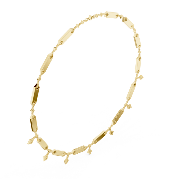 Shimmering Brilliant Diamond Lab Grown Necklace