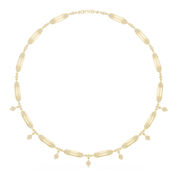 Shimmering Brilliant Diamond Lab Grown Necklace