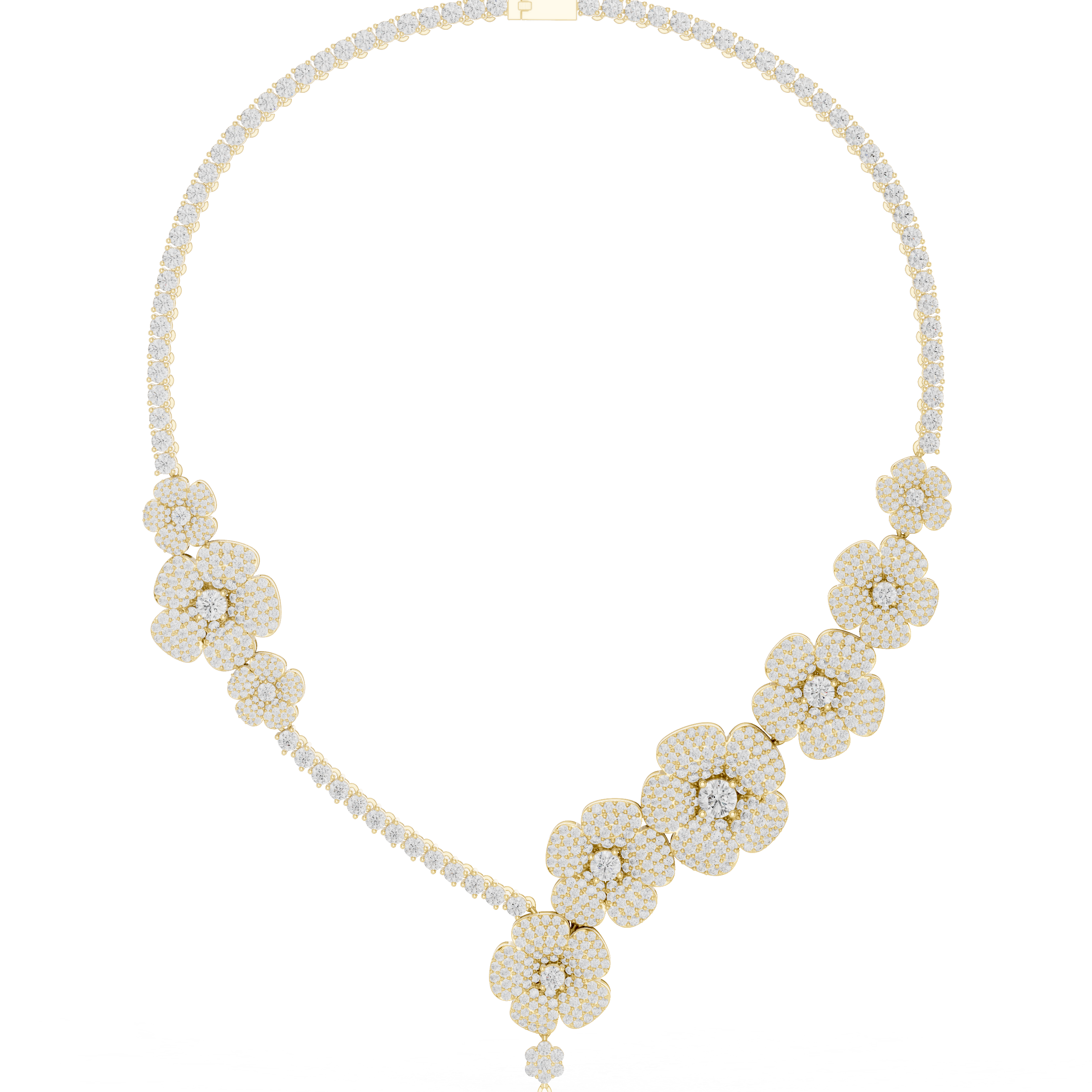 Infinite Spherical Diamond Lab Grown Necklace