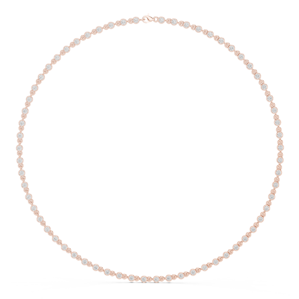 Splendid Circular Diamond Lab Grown Necklace