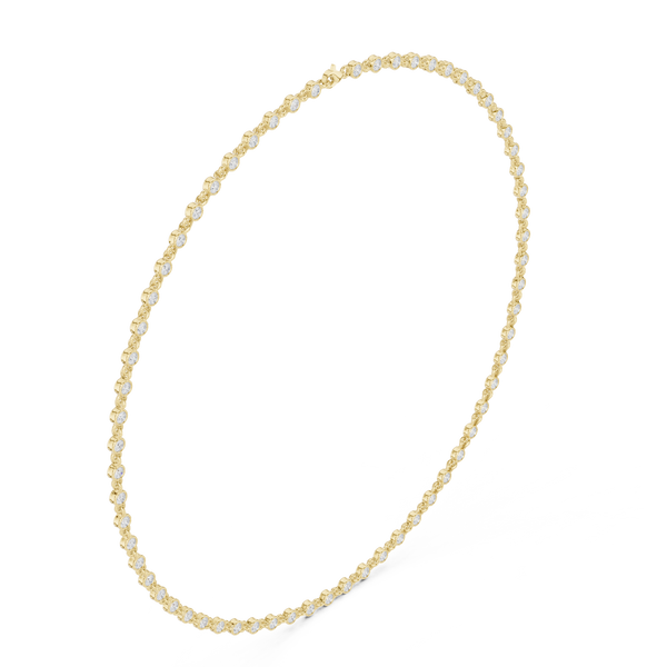 Splendid Circular Diamond Lab Grown Necklace
