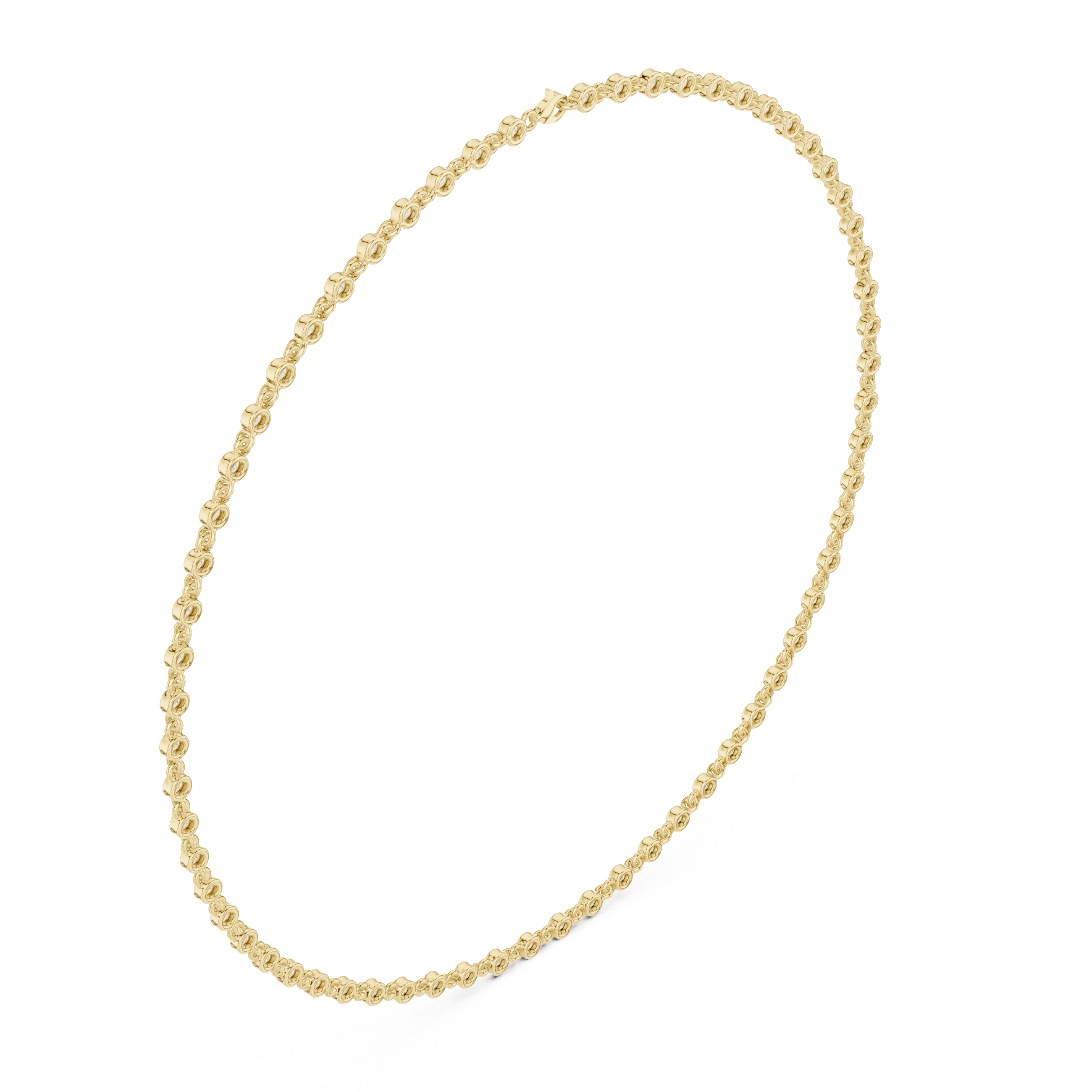 Splendid Circular Diamond Lab Grown Necklace