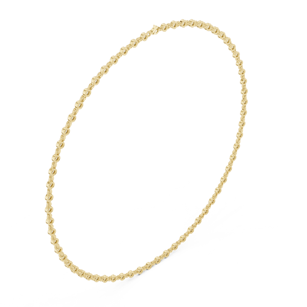Splendid Circular Diamond Lab Grown Necklace