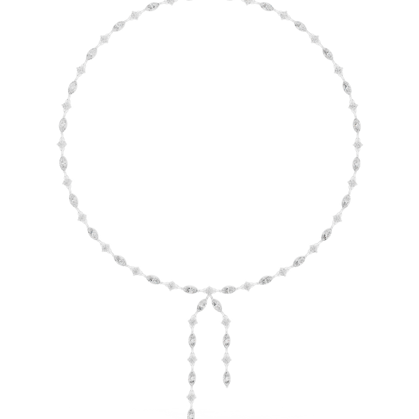 Sublime Classic-Cut Marquise Lab Grown Necklace