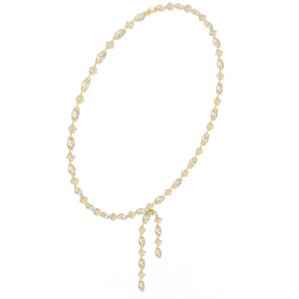 Sublime Classic-Cut Marquise Lab Grown Necklace