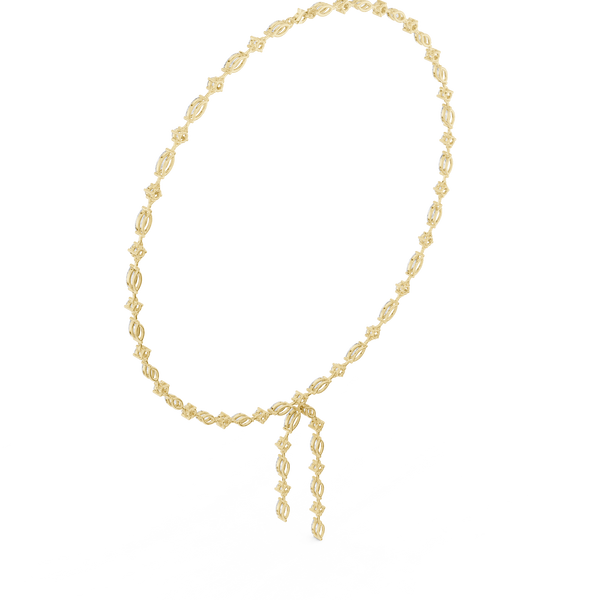 Sublime Classic-Cut Marquise Lab Grown Necklace