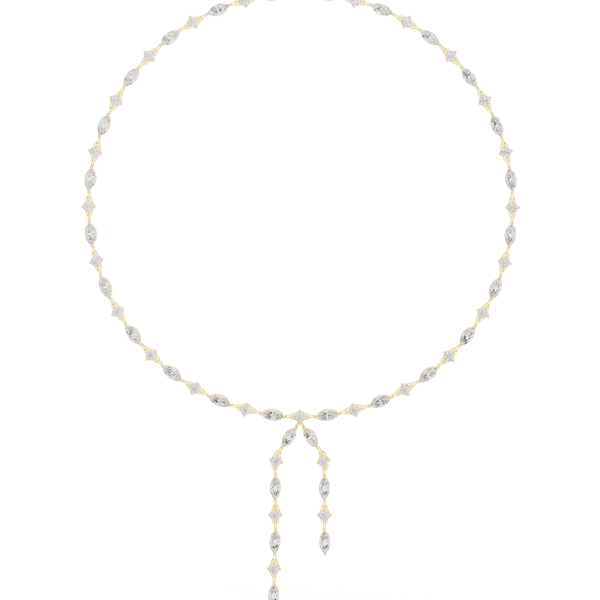 Sublime Classic-Cut Marquise Lab Grown Necklace