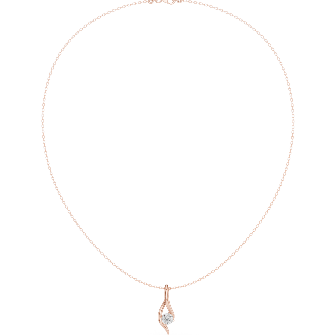 Elite Circular Diamond Lab Grown Pendant