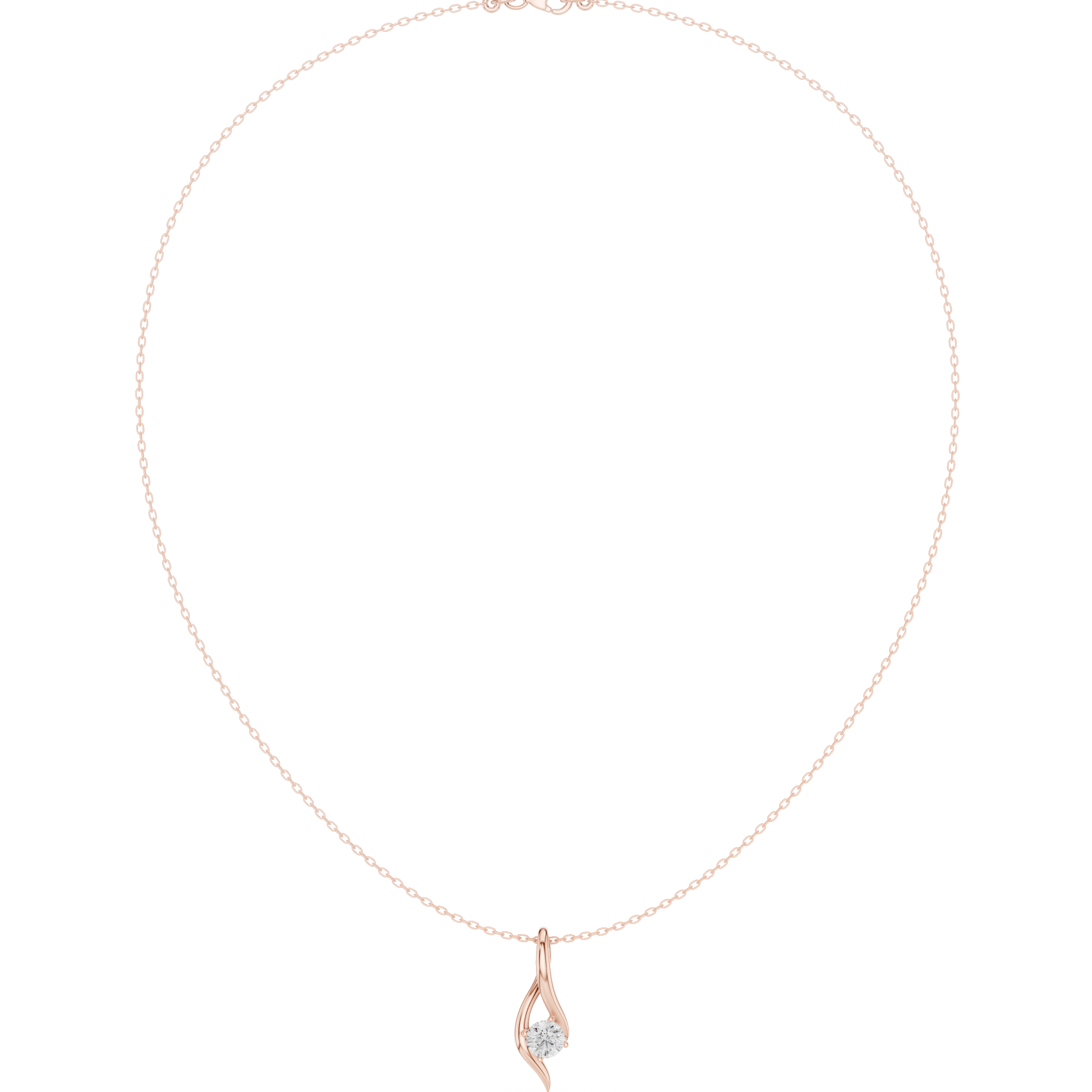 Elite Circular Diamond Lab Grown Necklace