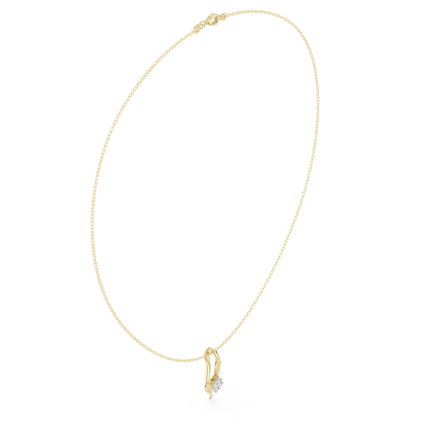 Elite Circular Diamond Lab Grown Pendant