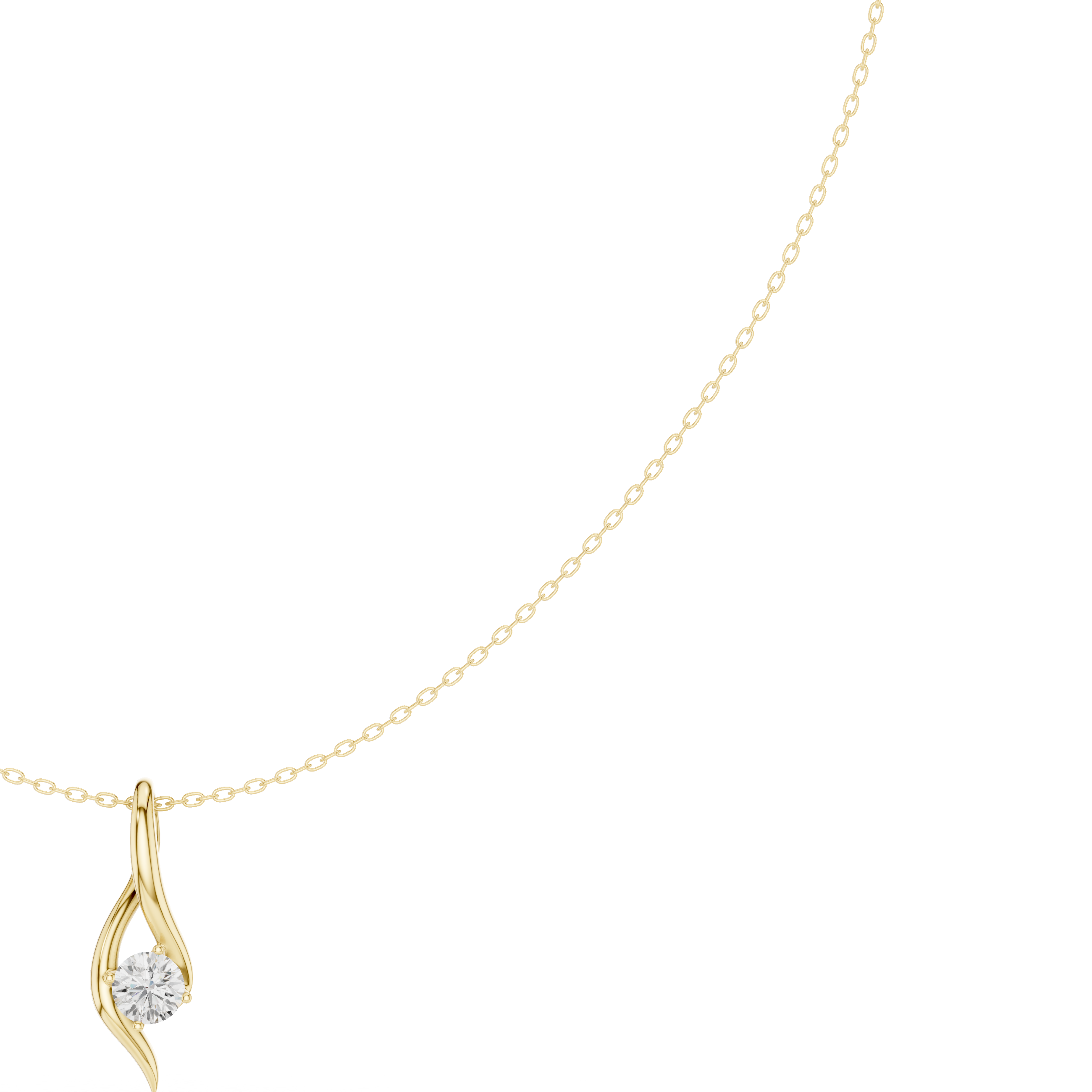 Elite Circular Diamond Lab Grown Necklace