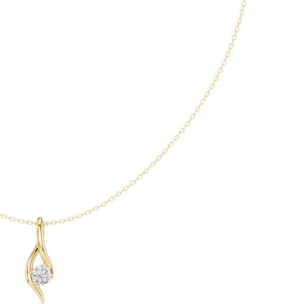Elite Circular Diamond Lab Grown Pendant
