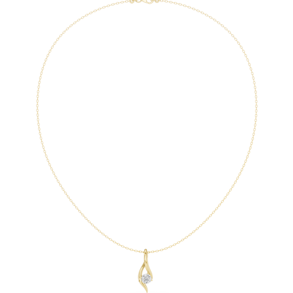 Elite Circular Diamond Lab Grown Pendant